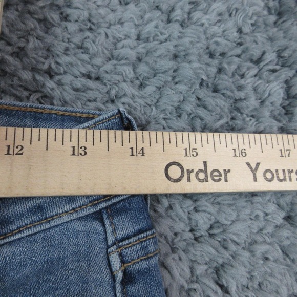 JustUSA Jeans Womens 4 Blue Mid Rise Bootcut Stretch Denim 28x30.5* NWT - Picture 4 of 16